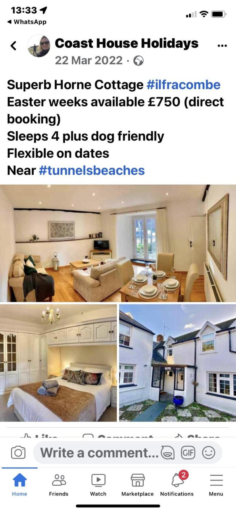 Horne Cottage Ilfracombe Ngoại thất bức ảnh